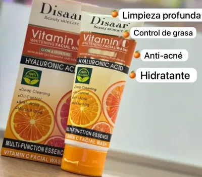 Limpiador facial con vitamina C