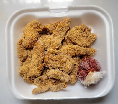 Fajitas de cerdo con salsa barbacoa